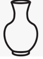 7.9in Porcelain Vase