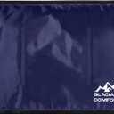 Glacial Comfort Large Gel Ice Pack for Injuries Reusable - (15" x 11") Cold Pads for Back Pain, Hip, Knee, Shoulder, Muscle Strains, Migraine & Postpartum Recovery, Flex Technology - Compression Pad.