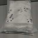 2 x Halloween Pillow Covers 18x18 inch Set of 2 White Cat Ghost Throw Pillow Cases Soft Plush Faux Fur Wool Couch Cushion Case for Home Decor Chair Sofa Bedroom Living Room (Cat Ghost)