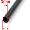 5MM Carbon Fiber Tube 3mm x 5mm x 430mm Round for Quadcopter Multicoptor Frame Body Landing Gear 5PCS