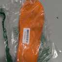 4D Cloud Insoles for Men Women, Memory Foam Boot Insoles, Comfortable and Breathable Massage Cushion Shoe Inserts with Arch Support, Trim to Fit All Shoe Types(1Pair-Orange, Men 11-12/Women 13-14)