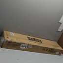 SoBuy Narrow Bathroom Storage Cabinet, Tall Slim Bathroom Organizers and Storage for Small Spaces, Freestanding Skinny Cabinet with Doors and Shelves for Tight Corners, Black BZR34-SCH