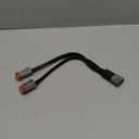DT 4 Way Connector Plug Splitter Wire Harness 1 Male to 2 Female DT 4 Pin 1-2 SplitterCable 1ft/30cm