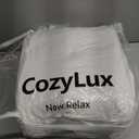 CozyLux Twin XL Comforter Set White, 5 Pieces Twin Extra Long Bed in a Bag for College Dorm, All Season Bedding Set with Stitch Quilted Comforter, Flat Sheet, Fitted Sheet, Pillowcases,Twin XL