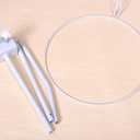 Crib Canopy Holder Universal Metal Adjustable Clip-On Stand Bracket for Crib Cot Bed Mosquito Net(White, Stand only)