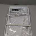 Under Sink Organizer 2 Pack, 2 Tier Slide Out Large Capacity Height Adjustable Under Sink Organizers and Storage for Kitchen Bathroom Cabinet, White