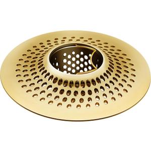 LKEYE Shower Drain Hair Catcher/Bathroom Drain Cover/Bathtub Drain Strainer/Shower Stall Drain Protector(Bronze)