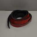 KoiLykke Carpet Edge Strip for 10mm Thickness Carpet, Seamless Floor Transition Strip with TPE Material, Black, 1/2/3 Meter Options