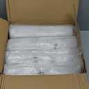 Hisencn Gas Fireplace Logs Set, Ceramic White Birch Log for Gas Fireplace Intdoor Inserts, Vented, Electric Gas Fireplaces, Outdoor Firebowl, Linear Fire Pits Ceramic Fiber Fake Wood Logs, 6pcs