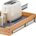 OCG Pull Out Drawers For Kitchen Cabinets 14" W x 21" D, Slide out Wood Drawer Shelf, Pull Out Shelves for Base Cabinet Organization in Kitchen, Pantry, Bathroom