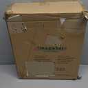 Amagabeli 48 x 28 Inch Fireplace Screen with Doors 3 Panel Foldable Wrought Iron Furnace Fireguards Metal Fireplace Spark Guard Cover Handcrafted Solid Stand Alone Screen for Wood Burning Mesh Fire (Size 1)