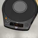 EASTROCK Electronic Practice Drum Pad With Stand, 12 Inches Portable Drum Pad,Silent Drum Electric Drum Pad With Stand,Suitable for Beginners and Professionals,Black