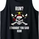Run I Thought You Said Rum Tank Top, S