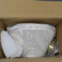 Hand Woven Boho Pendant Light Coastal Mini Modern Chandelier Adjustable Transitional Minimalist Pendant Lighting Fixtures for Kitchen Island Dining Room, White, Dia 12.2, UL Listed