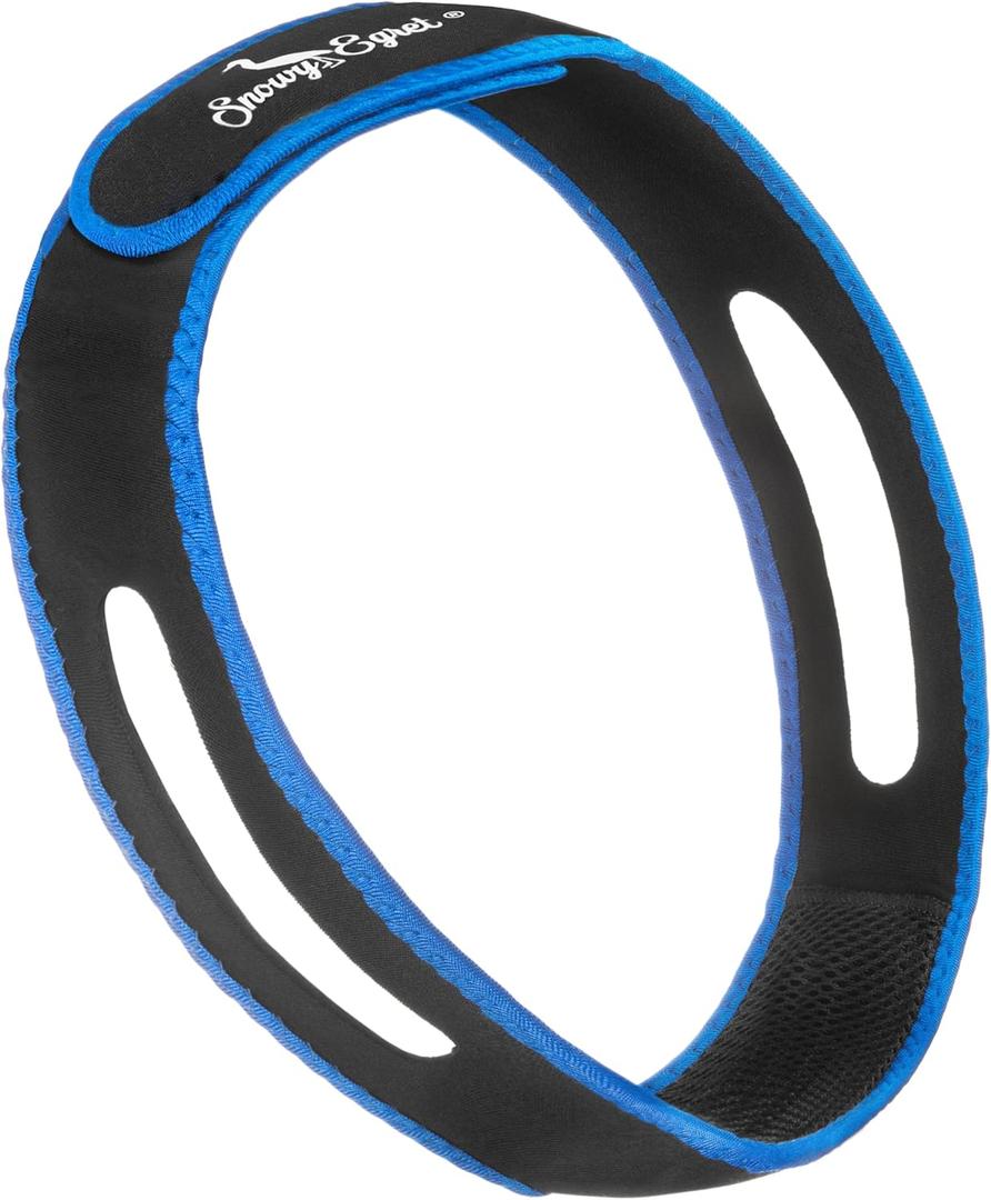 Anti Snoring Chin Strap - Chin Strap for Sleeping, Snoring Solution, Effective Snore Stopper with Comfortable Neoprene for Better Sleep Adjustable Jaw Strap, Stop Snoring Device for Men and Women