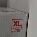 Basic Vinyl Exam Gloves, 4 mil Safty Glove Latex-Free & Powder-Free, SGBE 8004 Synmax Disposable Medical Glove X-Large, Black (Pack of 10,1000 units)