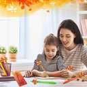 30 Sets Thanksgiving Gifts Bulk Fall Ballpoint Pen Bulk Thanksgiving Greeting Cards Turkey Shape Ballpoint Pen Autumn Themed for School Office Party Favors