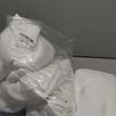 Nanspring White Linen Curtains 84 inches Long for Bedroom Back Tab Light Filtering Privacy Sheer Modern Farmhouse Coastal Decor Off Cotton Textured Gauze Curtain Living Room 2 Panel Set