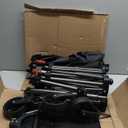 200L Collapsible Foldable Wagon, Large Heavy Duty Wagon Cart with 440lbs Weight Capacity, Folding Utility Wagon with Brake for Camping, Garden, Sports, Picnic, Shopping (Black)