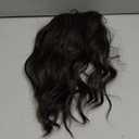 MORICHY Hair Toppers for Women With Thinning Hair 10 Inch, 360 3D Synthetic Lightweight & Breathable Short Wavy With 6.5"x6.5" Base, Quick Styling for Daily Wear (Black brown)