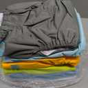 ALVABABY Baby Cloth Diaper 6 Pack with 12 Inserts One Size Cloth Diaper Covers Adjustable Washable Reusable for Baby Girls and Boys (01 Pure Color)