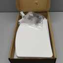 Rfiver Mobile TV Stand for 23-65 Inch LCD LED Flat/Curved Panel Screen TVs up to 88 lbs, Rolling TV Stand with Adjustable Shelf & Tilt, Portable Floor Stand on Wheels for Bedroom, Living Room, White