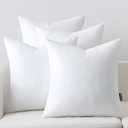 MIULEE 20x20 Inch Throw Pillow Insert Set of 4,Premium Pillow Stuffer Sham Square for Decorative Cushion Bed Couch Sofa