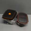 YUANYE 9 Pack 50/34/27/6oz Stainless Steel Food Storage Containers Sets, Leak-Proof Airtight Lunch Box with Lids, Small Snack Containers Oven/Dishwsher/Freezer Safe for Meal Prep, School, Work, Picnic