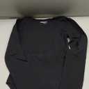 American Apparel womens Cotton 2x2 Turtleneck Long Sleeve Bodysuit (Large, Black)