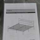 Novilla Queen Size Bed Frame with Headboard and Footboard, 14 Inch Metal Platform Bed Frame, Under Bed Storage, Strong Metal Slats Support, Mattress Foundation No Box Spring Needed (Dark Black)