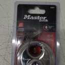 Master Lock 40D Stainless Steel Discus Padlock with Key (1 Pack)