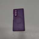 BERFY for Z Fold 6 Case with Privacy Screen Protector, [Compatible with MagSafe] Built-in Kickstand & S Pen Slot & Hinge Protection, Full Body Shockproof Phone Case for Samsung Galaxy Z Fold 6, Purple