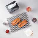 Restaurantware-6 Inch Wooden Hot Dog Skewers, 100 Disposable Sandwich Picks - Built-In Hot Dog Cartoon, Sustainable, Bamboo Decorative Food Picks, For Parties Or Picnics