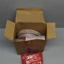 Sinmoe 400 Pcs Winter Dinnerware Set Disposable Winter Plates and Napkins Set Serve 50 Christmas Paper Dinner Plates Napkins Cup Christmas Party Supplies for Holiday(Red,Snowman)