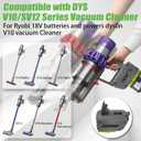 V10 Adapter for Ryobi 18V Lithium Battery Convert to for Dyson V10 SV12 Animal Absolute Motorhead Fluffy Total Cordless Stick Vacuum Cleaner (only Adapter)