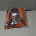 Little Girls 3PCS Halloween Layered Tulle Tutu Dress Headband and Bag Pumpkin Princess Party Cosplay Outfits Clothes (6-7 Years, Orange Black)