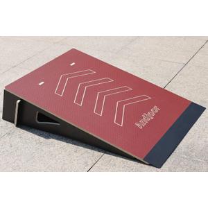 Kids Jumping Ramp for Skateboard, Bike, Scooter, BMX, RC Car and Dirt Bike, 34.37 in, Red
