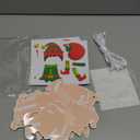 Dianelhall 24 Sets Christmas Elf Craft Kit DIY Elf Picture Frame Crafts Holiday Party Picture Frames With Xmas Dress Up Sticker For Winter Christmas Classroom Holiday Party Activities