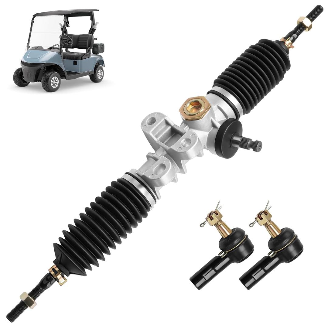 Panglong EZGO Steering Rack Assembly, RXV Steering Gear Box with Ball Joint and Latch, Suitable for 2008-Up EZGO RXV Gas or Electric Models, OEM# 601500 601580 618239 851-201