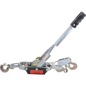 Come Along Puller, 5 Ton(11,000Lbs) Dual Gear Power Puller 3 Hook Heavy Duty Steel Cable Come Along Winch Hand Winch Cable Puller Automotive Hoist Winch Puller