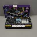 Kids DJ Mixer Controller Table Musical Toy Electronic Toy with LED Lights Sound Effect Microphone Piano DJ Board Key Musical Instruments Birthday Gift Toys for 3 4 5 6 7 Year Old Boy Girl