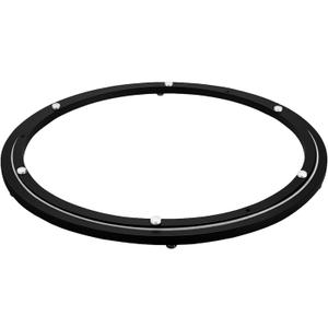 TamBee 24 Inch Lazy Susan Hardware Mute Turntable Bearing 600 lbs Load Capacity Heavy Duty Lazy Susan Parts Kit Rotating Ring Mechanism for Dining Tables, Woodworking(Base Only, Black)