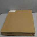 AKCISOT Atomic 10 Inch Wall Clock Analog Clocks for Indoor Kitchen, Battery Operated Clock for Bedroom Office Classroom Living Room(Black)