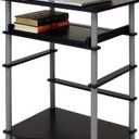 Furinno Home Laptop Notebook Computer Desk, Black/Grey (16 Inch)