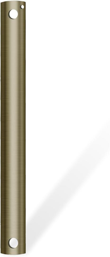 24-inch Ceiling Fan Downrod with Extension Cord, 2-foot Bronze Ceiling Fan Extension Rod, 1-inch OD, Ceiling Downrod for Various Fans (Bronze, Unthreaded)