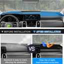 Autorder Dashboard Cover Mat for Kia Sorento 2021 2022 2023 2024 Accessories Dash Cover Flannel Dash Mat Sunshade Glare UV Rays Protector