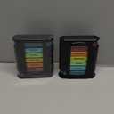 Stackable Daily Pill Organizer - 2 Pack, 4 Times a Day Weekly Medication Reminder - Premium Weekly AM/PM Pill Box with 7 Individual Stacking Cases, a Everyday Medicine Organizer for Vitamins