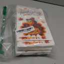 100 Pcs Thanksgiving Napkins Turkey Guest Paper Napkins Fall 3 Ply Happy Thanksgiving Day Pumpkin Maple Leaf Disposable Hand Towels for Kitchen Dinner Bathroom Autumn Harvest Party Decor