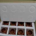 Nuogo 16 Pack Cantaritos de Barro Mexicanos Jarritos Clay Cocktail Cup 3oz | Terracotta Shooters for Margaritas, Mojitos, Tequila Shots, Taco Tuesday Parties, Authentic Cantarito Cocktail Glasses