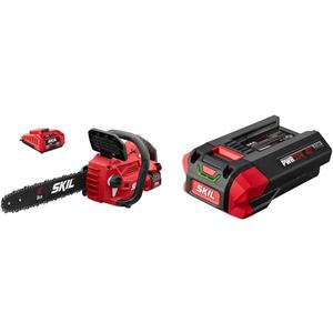 SKIL PWR CORE 40 Brushless 40V 14 Lightweight Chainsaw Kit, Includes 2.5Ah Battery and Auto PWR Jump Charger - CS4555-10 & BY8705-00 PWRCore 40 2.5Ah 40V Lithium Battery